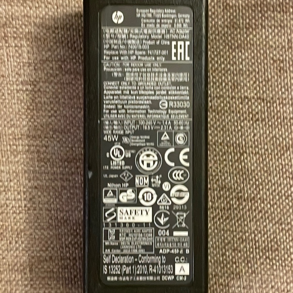 HP charging cord